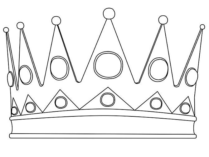 jak narysować koronę etapami